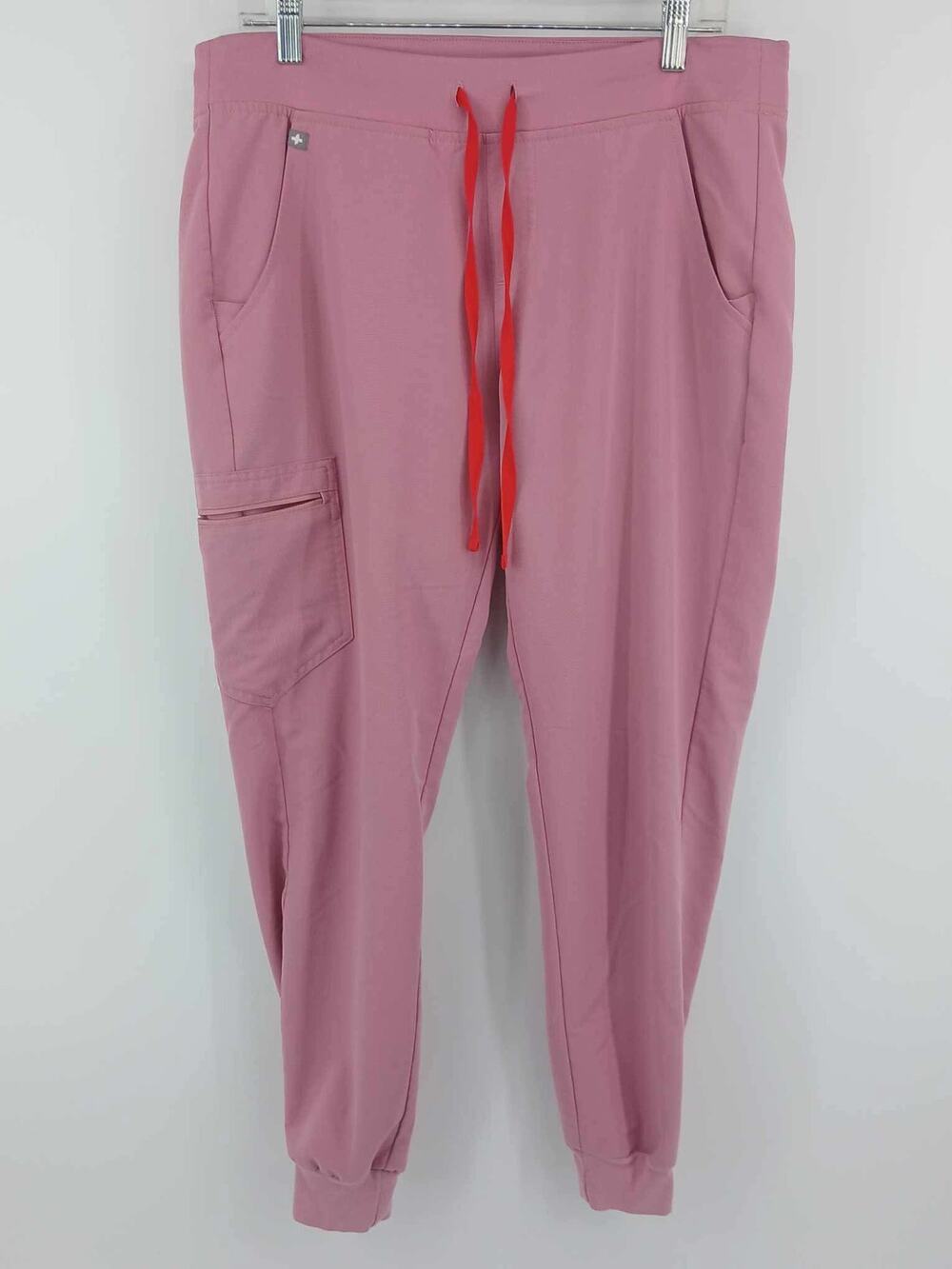 Pink FIGS scrub joggers pants (M)